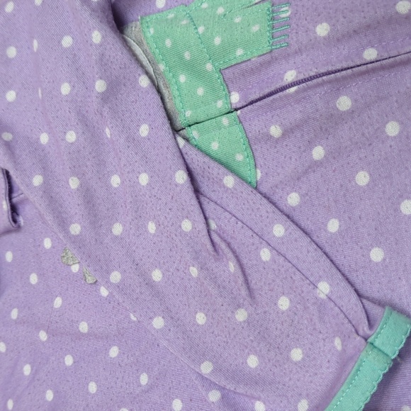 Carter's Lavender Polka Dot Owl Pajamas 2T - Picture 5 of 6